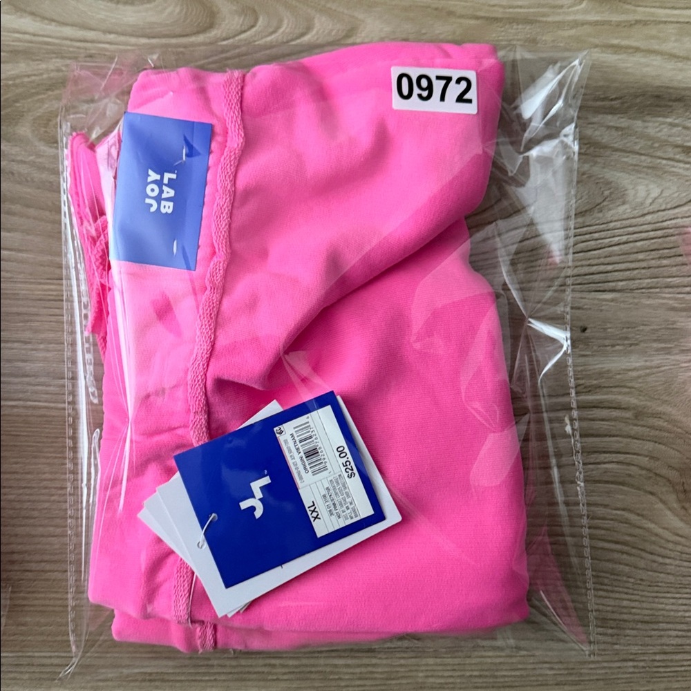 Women’s Washed Jersey High Rise Shorts - Neon Pink - L, XL & XXL - Picture 15 of 16